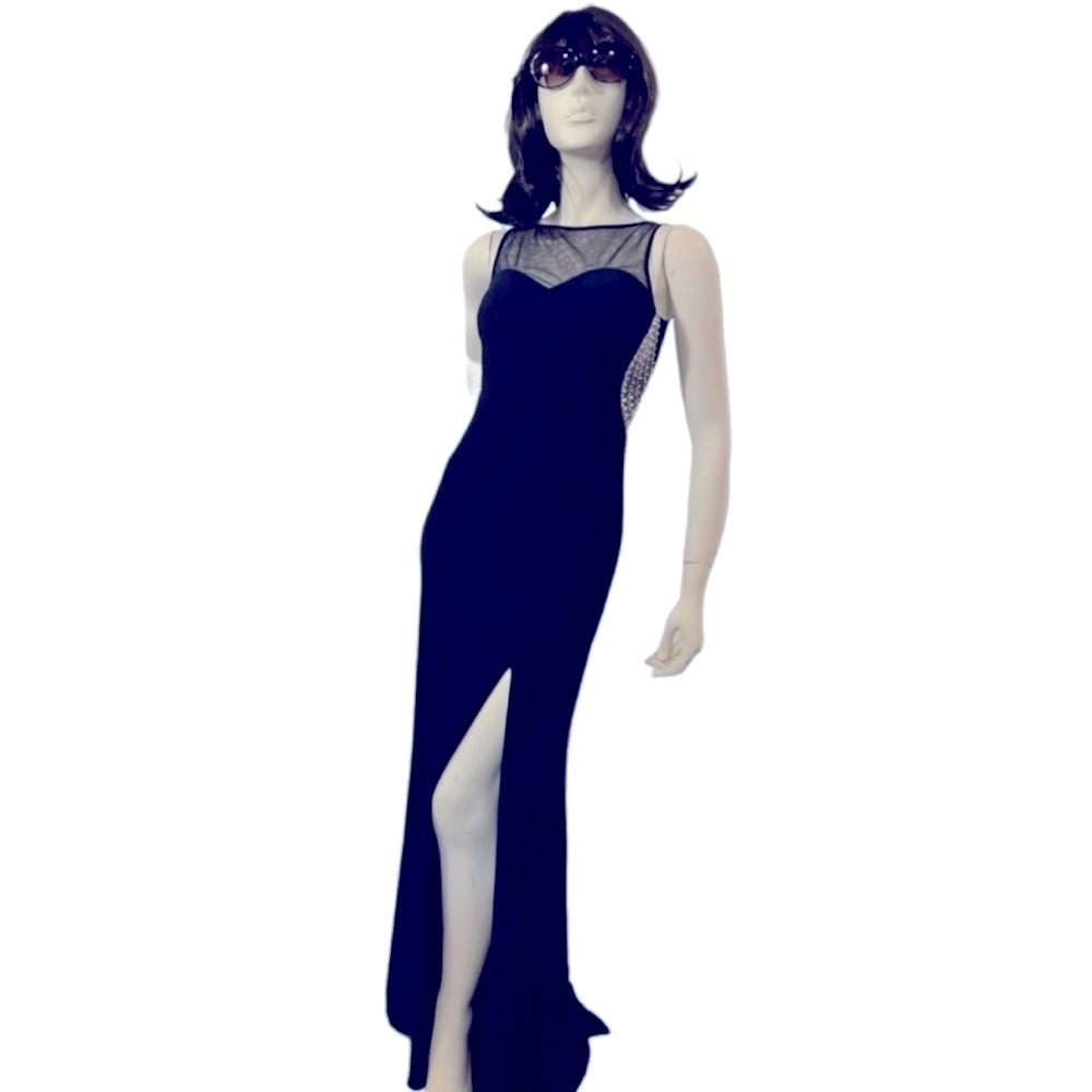 Blonde Nites Blue Gown